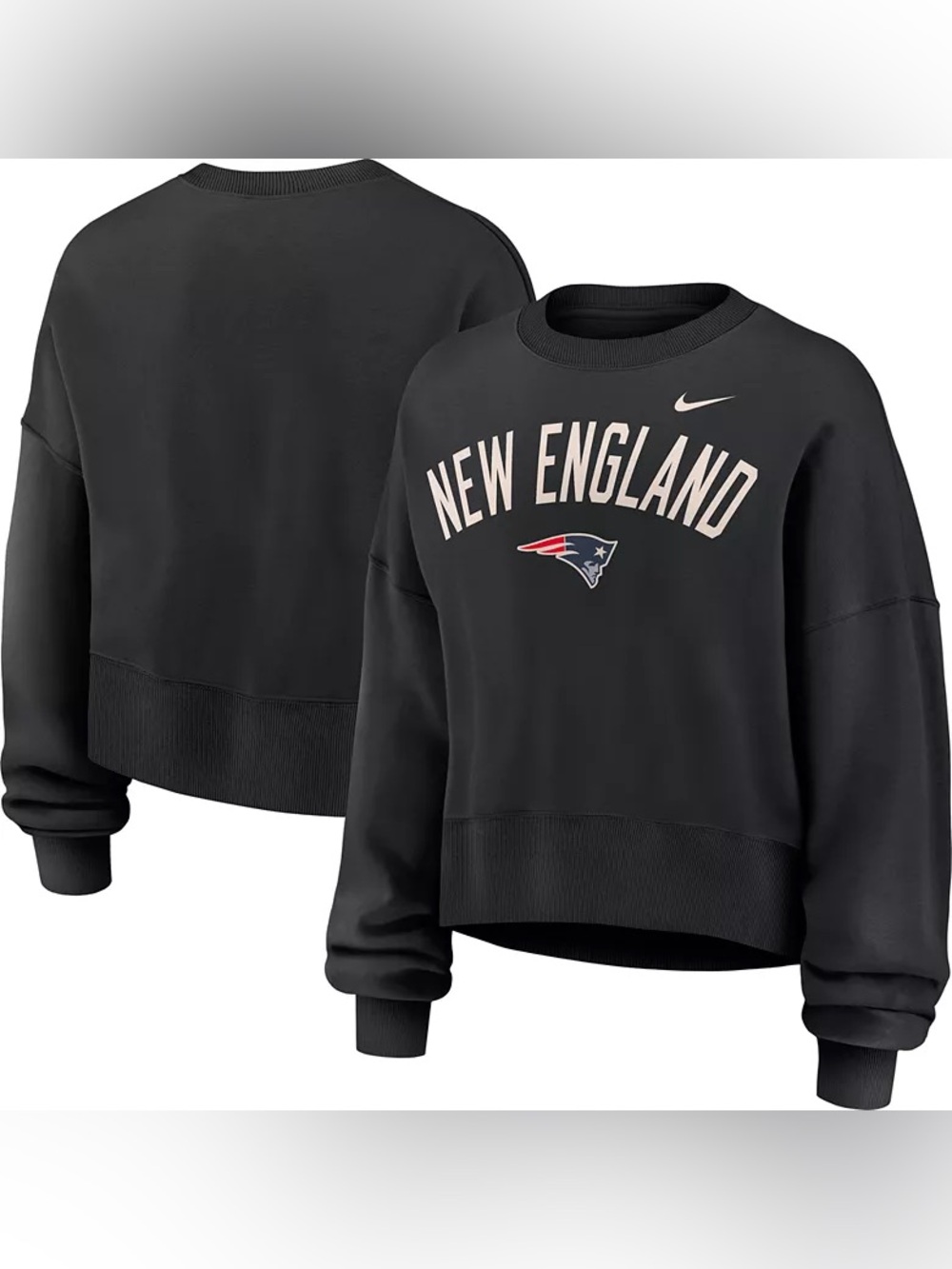 NWT Nike New England Patriots Oversized Crewneck Women’s M NFL